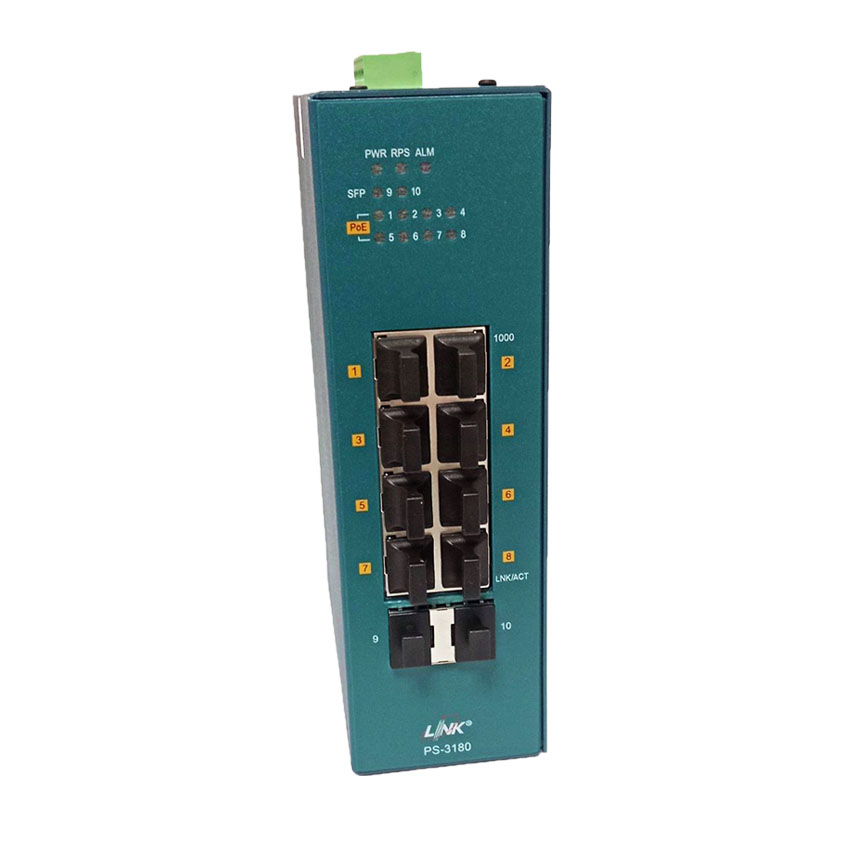 PoE 8-Port Link PS-3180