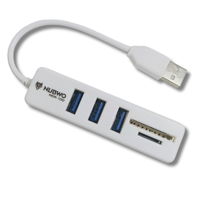 USB2.0 Hub3P+อ่านการ์ด